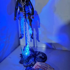 Custom DIORAMA Jason Voorhees "BOTTOM Of LAKE" Friday the 13th -- Scale 1:10 -- Ideal for 7" Action Figures