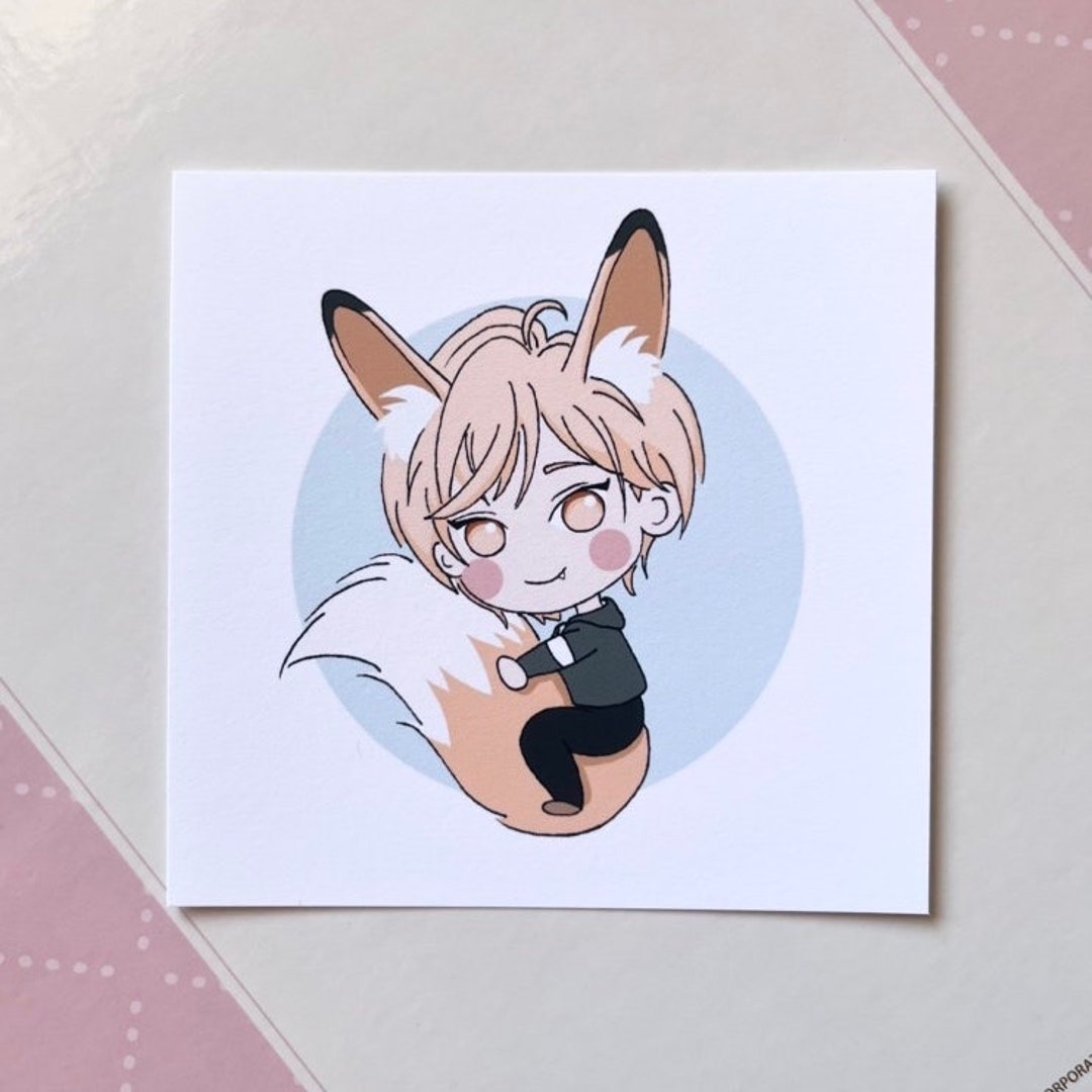 BL Manga Fox Boy / Akiha Fox Colored Jealousy / Fox Spirit / - Etsy