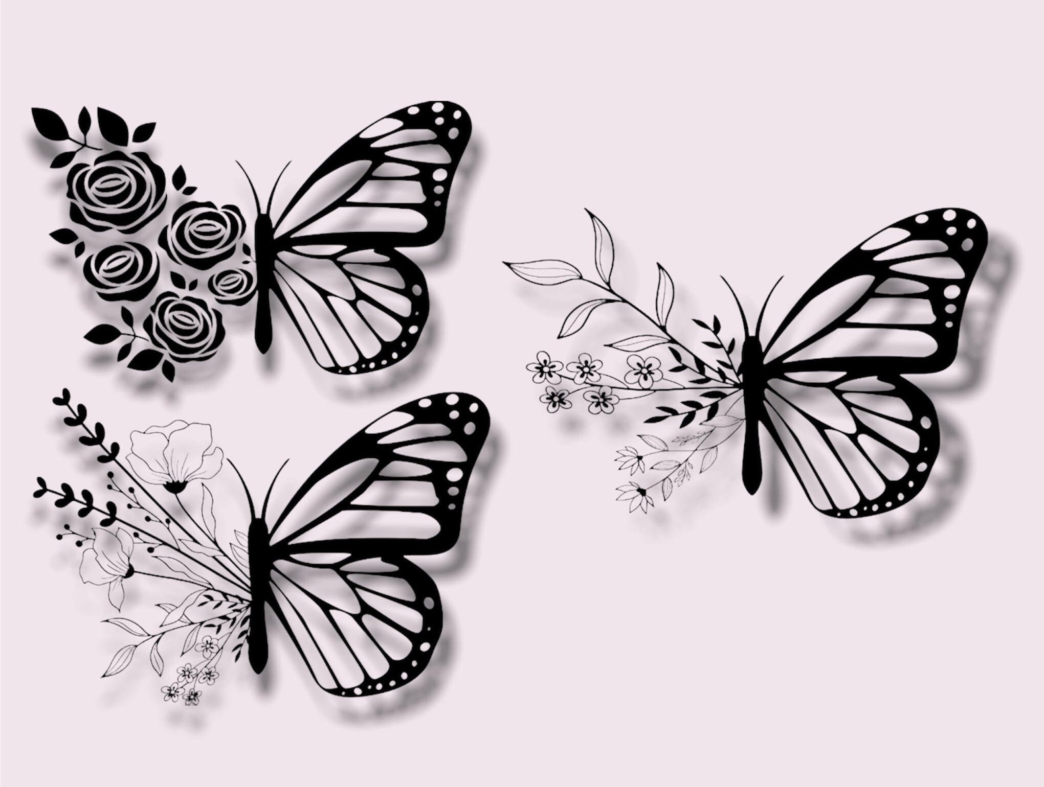 Butterfly Svg Files Butterfly Png And For Circut And All Etsy Ireland