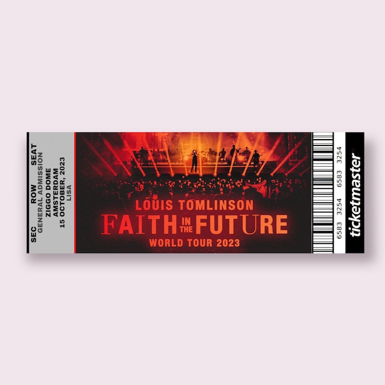 faith in the future world tour tickets