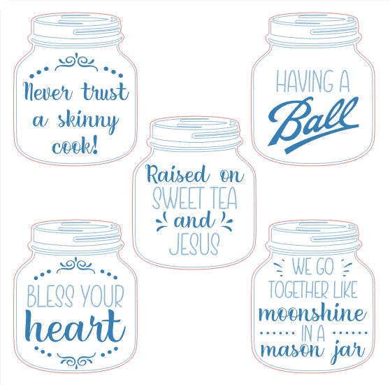 Mason Jar Sayings DIGITAL File Etsy