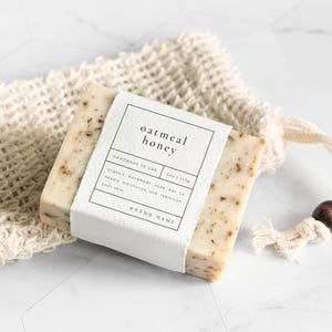 Modelo de etiqueta de barra de sabão editável, etiqueta vertical envolvente, embalagem de sabão personalizada, design de etiqueta de produto faça você mesmo, modelo Canva para impressão
