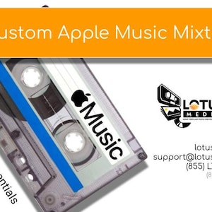 Custom Cassette Mixtape from Apple Music Real Audio Cassette Mixed Tape Record Your playlist Onto A Cassette Tape