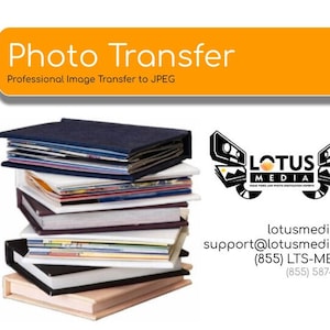 25 Photos, Negatives, and Slides - Image Transfer Service, Digitization to Digital JPEG file
