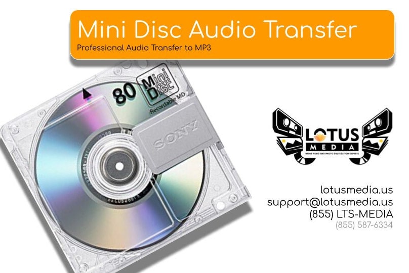 Mini Disc (minidisc, MD) Audio Transfer Service, Digitization to