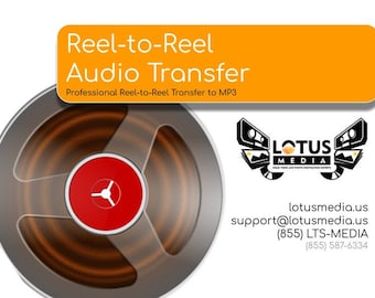 Reel-to-Reel Audio (3-inch reel) Transfer Service, Digitization to Digital MP3 file