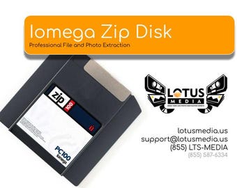 Zip Disk - Data and Photo extraction, data recovery Iomega Disc