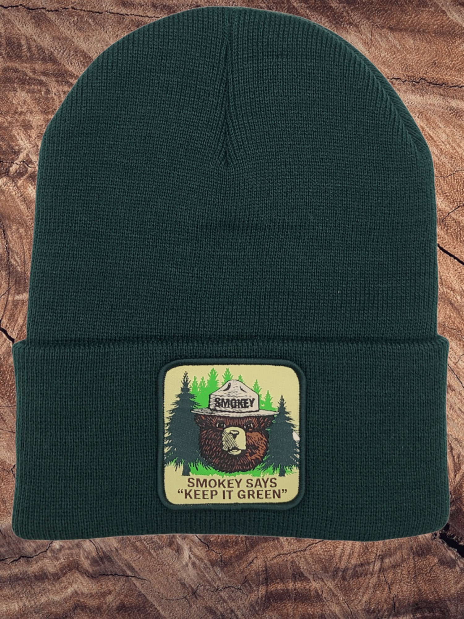 Smokey the Bear Keep It Green Beanie | Etsy