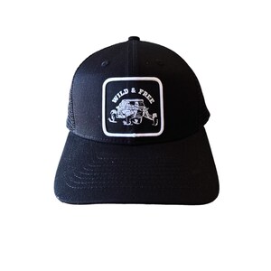 UTV Trucker Hat With Wild And Free Patch image 1