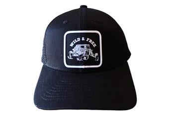 UTV Trucker Hat With Wild And Free Patch