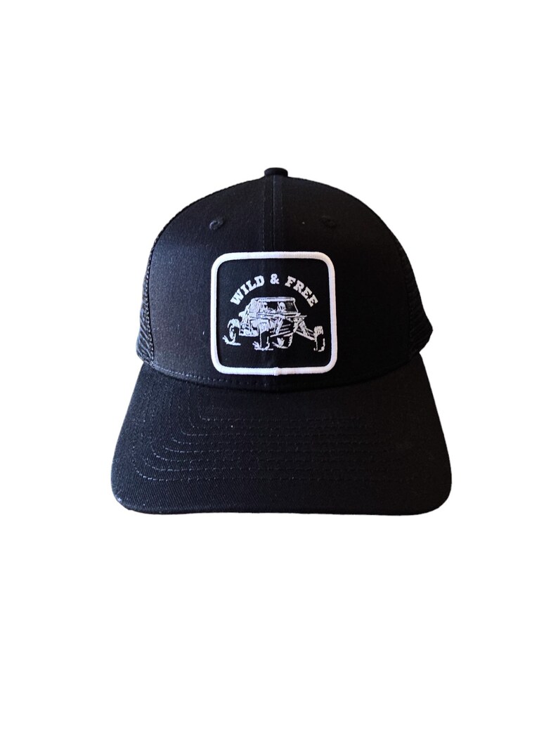 UTV Trucker Hat With Wild And Free Patch image 1
