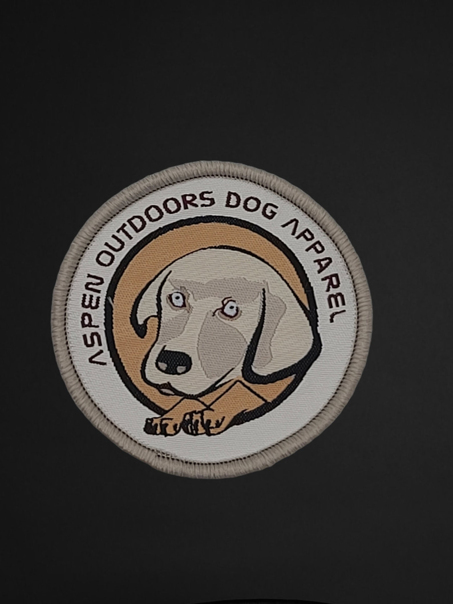 Dog Patch Sew on or Iron on patch 3.0 inches Highest Quality Etsy