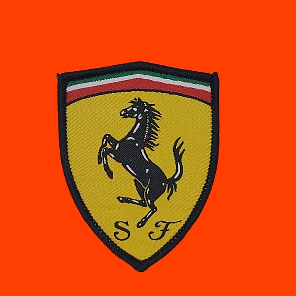 Ferrari Patch Badge Sew on or Iron on patch Highest Quality