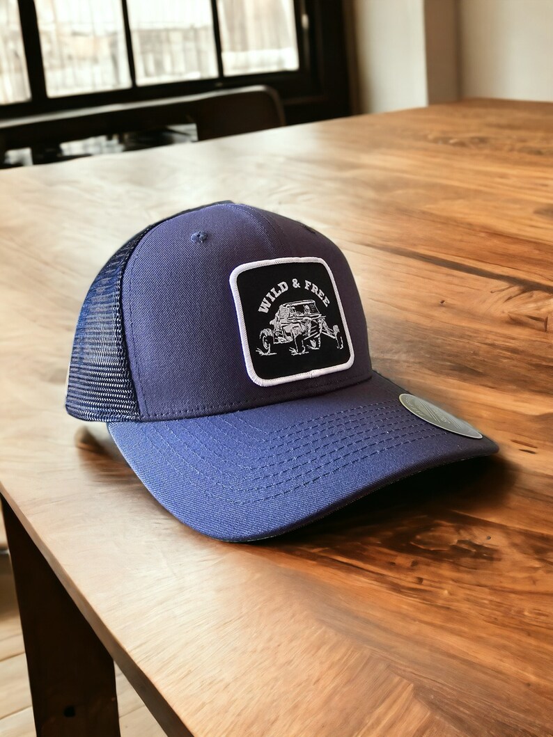 UTV Trucker Hat With Wild And Free Patch image 4