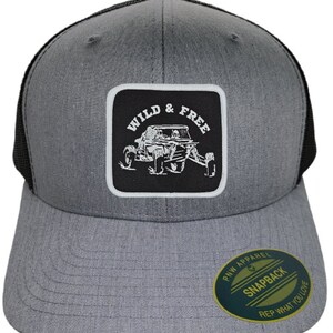 UTV Trucker Hat With Wild And Free Patch image 6