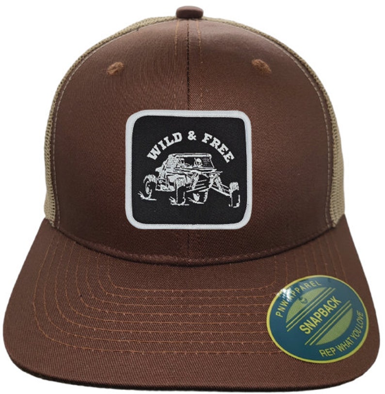 UTV Trucker Hat With Wild And Free Patch image 5