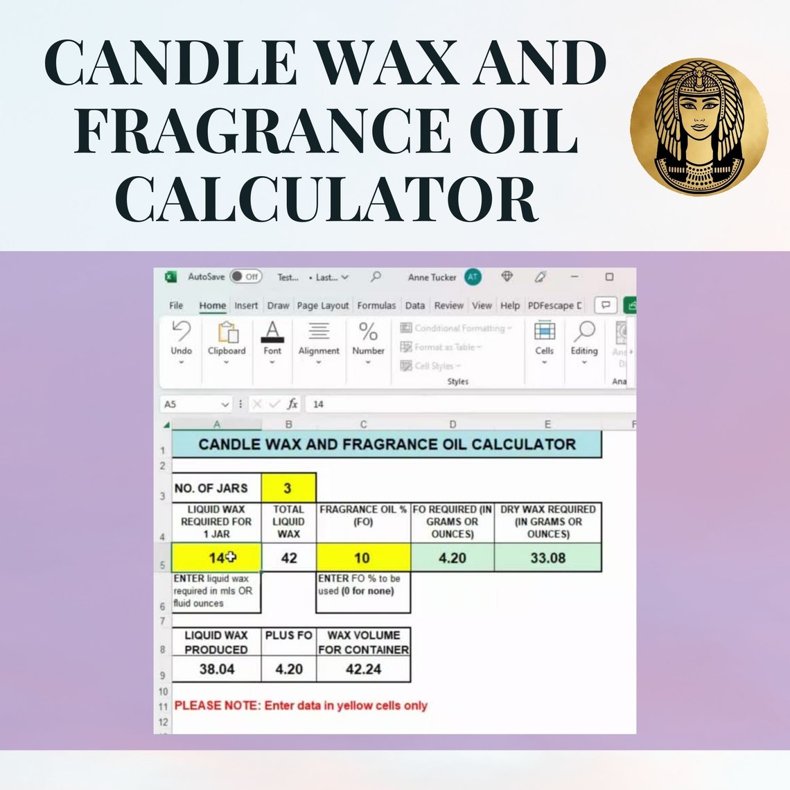 Candle Wax and Fragrance Oil Calculator Candlemakers, Look No Further