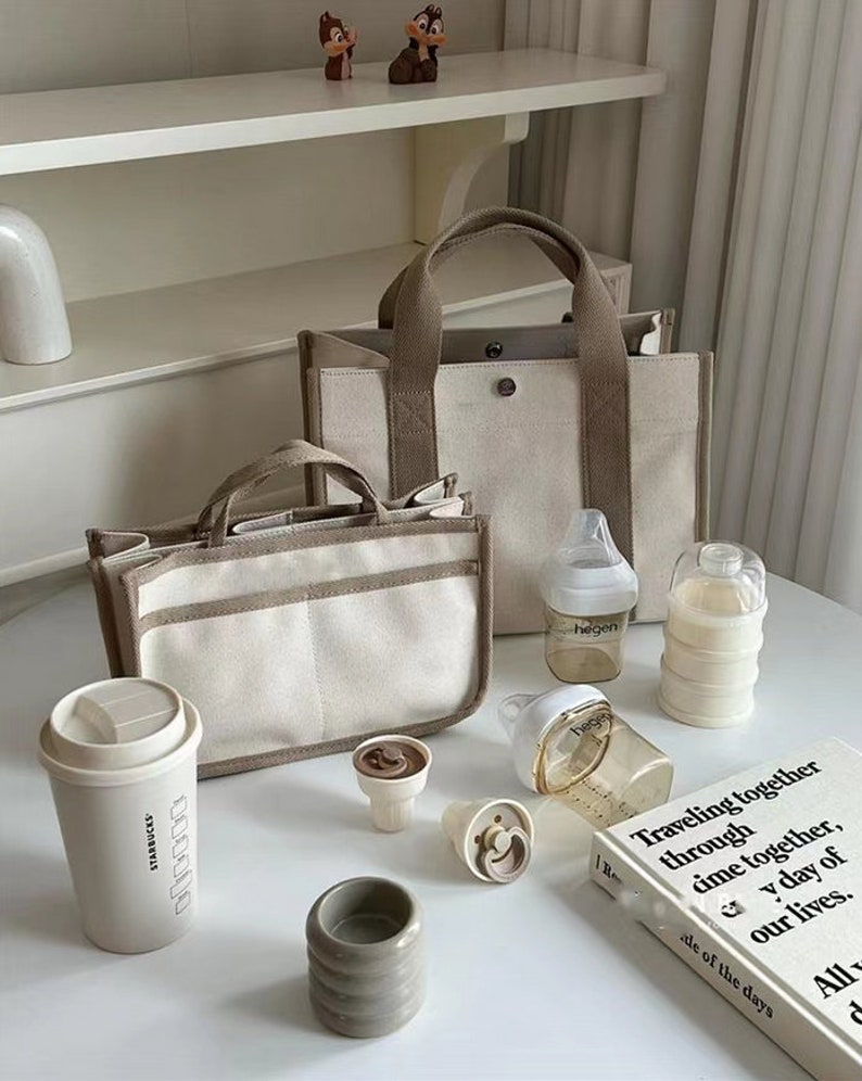 Large Capacity Canvas Bag/handbag/shoulder Bag/simple Canvas Etsy