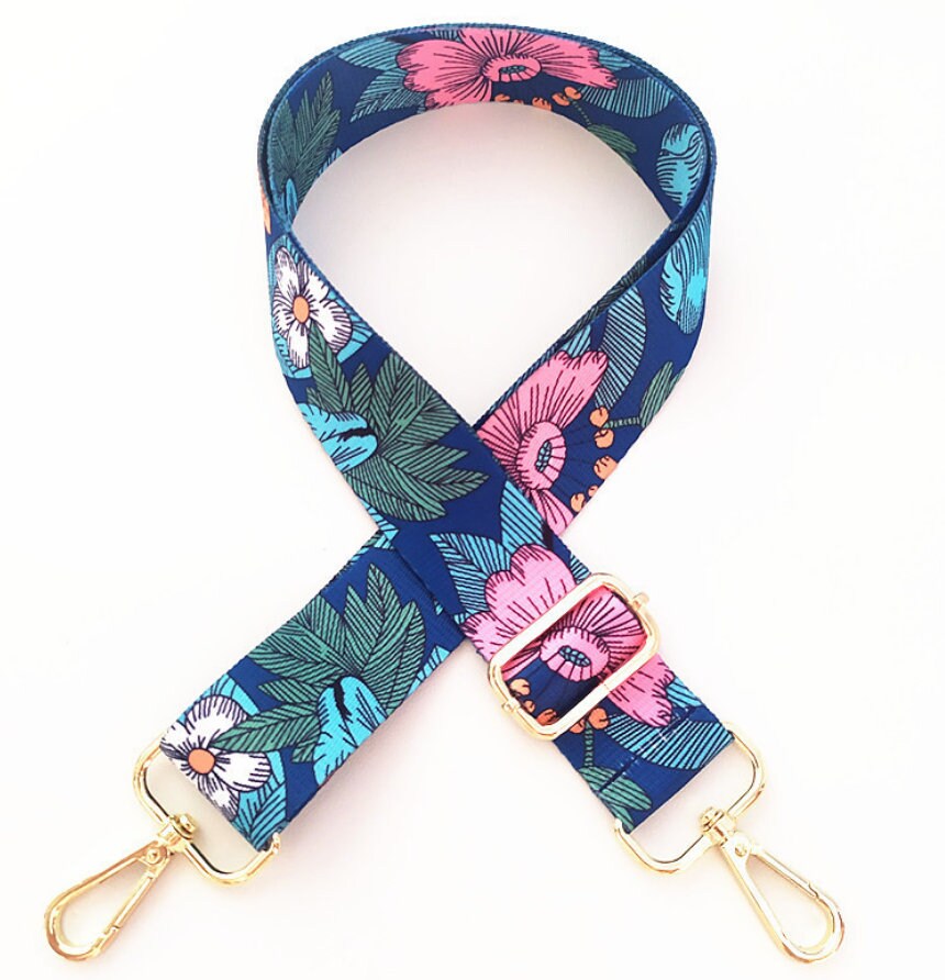 3.8cm Wide Shoulder Strap/flower Shoulder Strap/adjustable Etsy