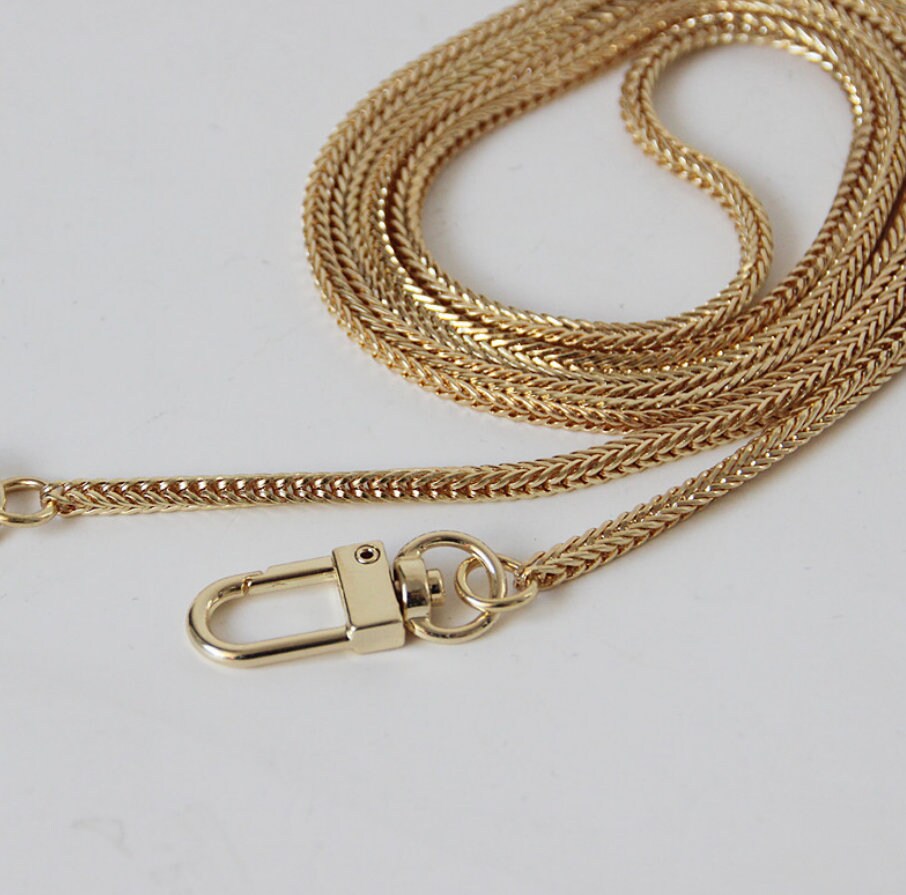 Bag Accessories Metal Bag Chain Crossbody Bag 3mm Gold Bag - Etsy UK