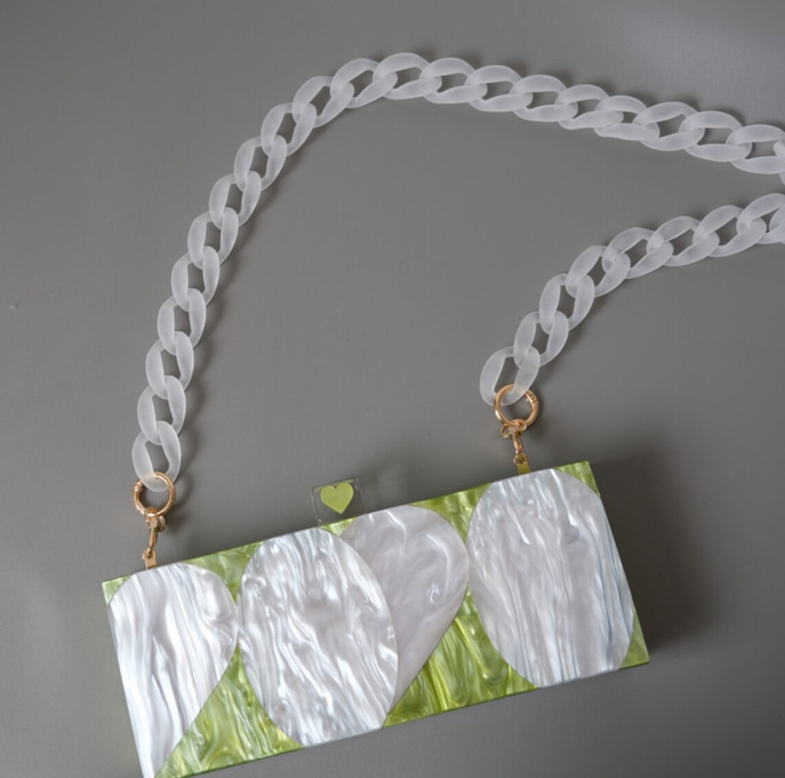Highquality acrylic bag chain wide acrylic shoulder strap Etsy