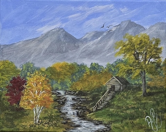 Acrylic Original Landscape 8 by 10 Painting - Etsy