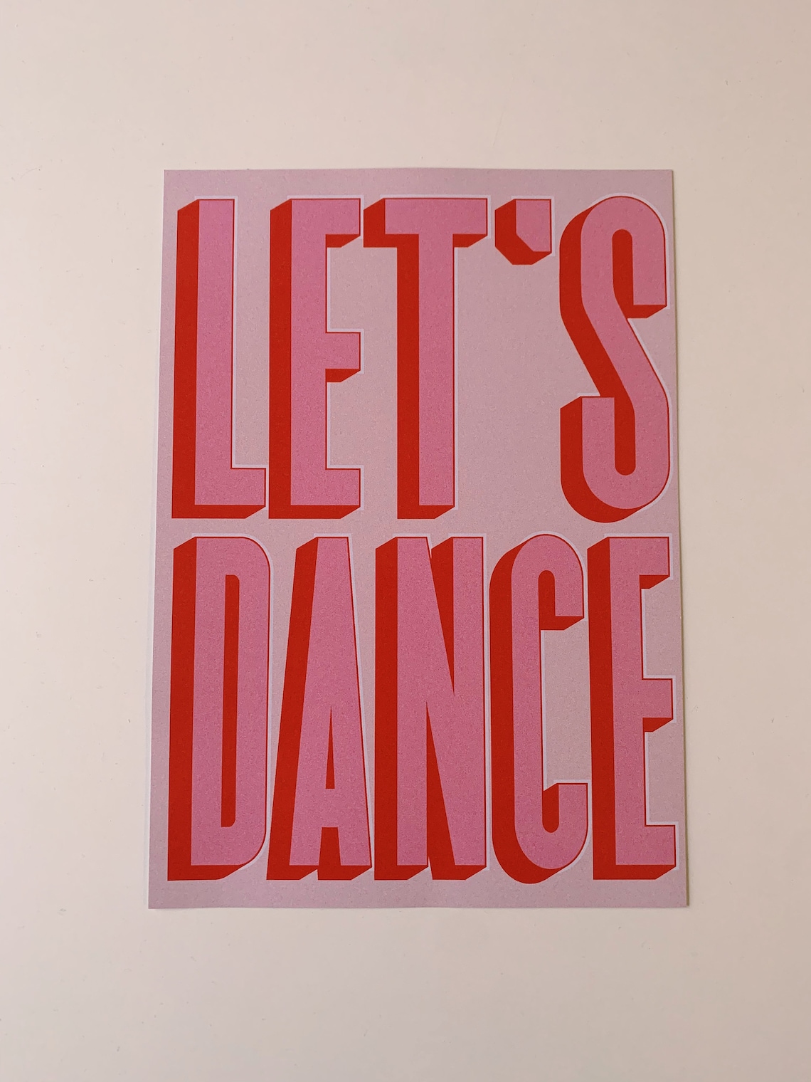 Let's Dance David Bowie Lyrics A4 or A5 Wall Art Print Etsy UK