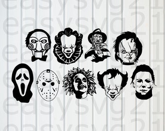 Horror Silhouette Etsy