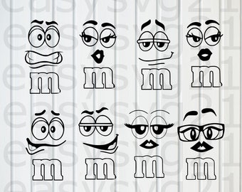 faces svg, bundle faces svg, clipart, cricut, silhouette, cutting files, T-shirt printing, vector, design files, eps, png, dxf, svg, pdf