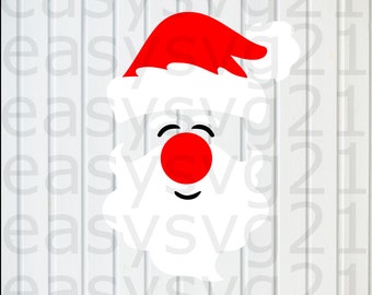 saint claus svg, christmas svg, clipart, cricut, silhouette, cutting files, T-shirt printing, vector, design files, eps, png, dxf, svg, pdf