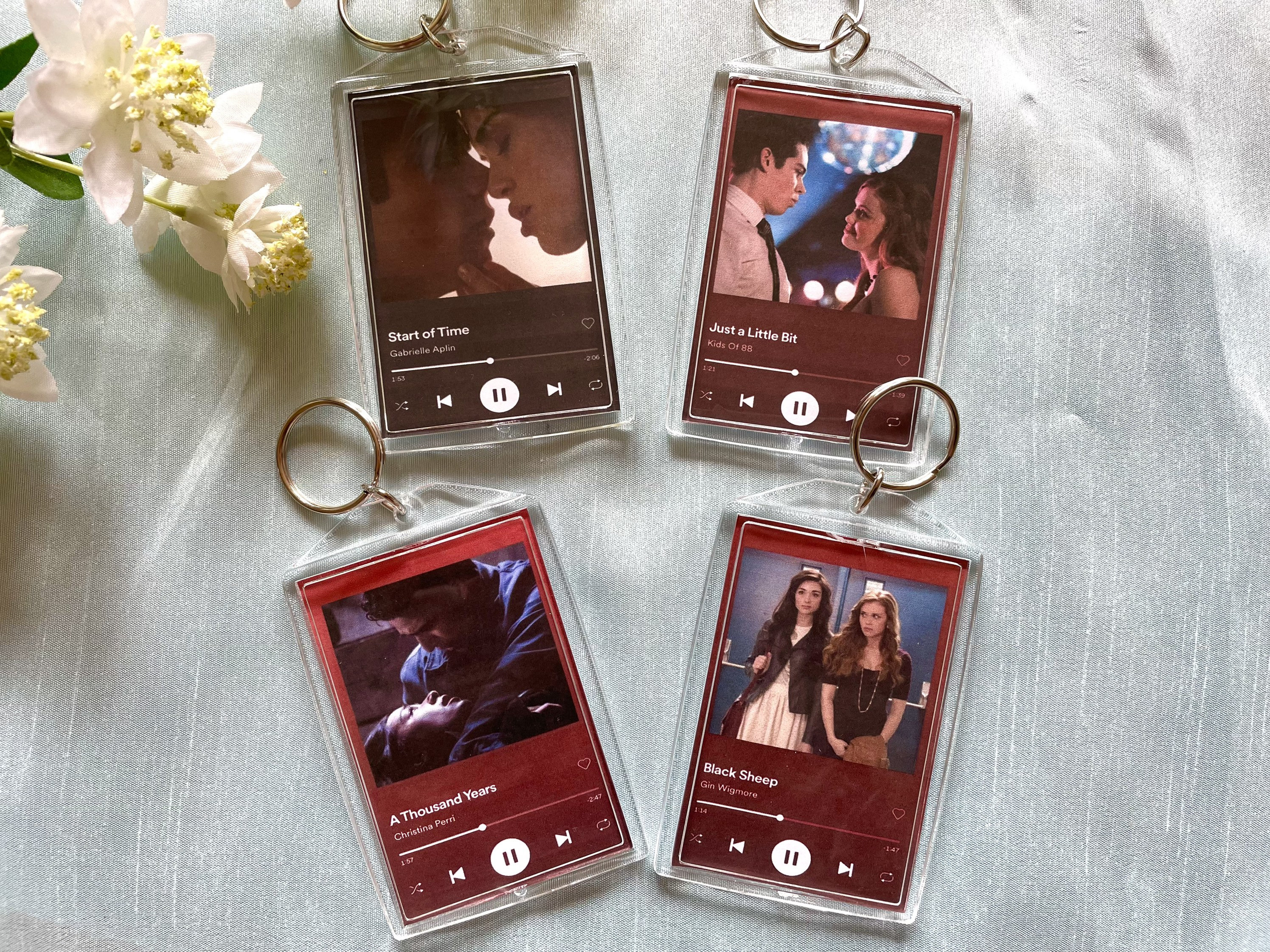Teen wolf Spotify keychain | Teen Wolf | Teen wolf keyring | Stydia | Scallison | Acrylic keyring