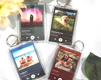 Personalised Spotify keyrings | music keyring | gifts for him | gifts for her | Spotify | 50 x 35 mm