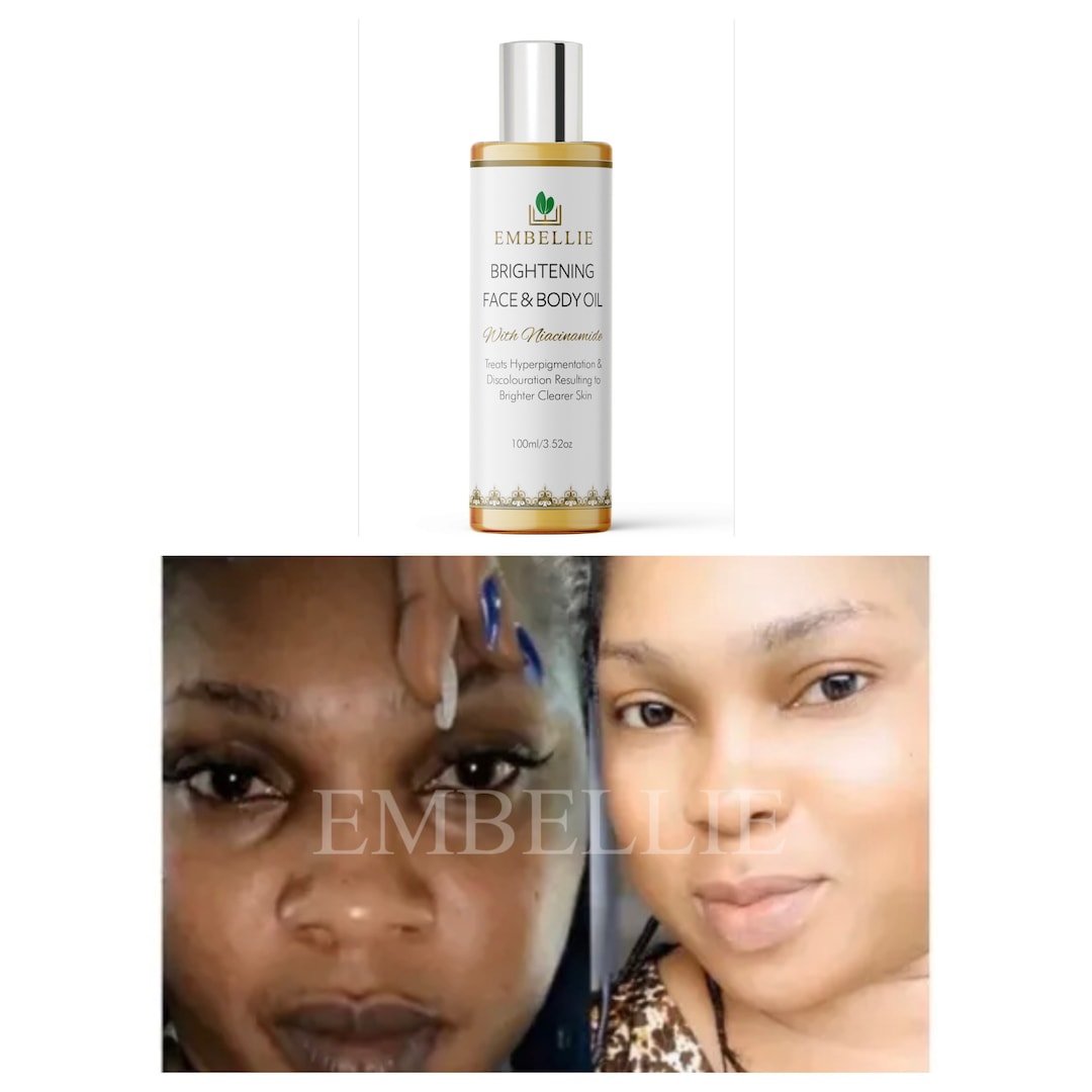 Brightening Face & Body Oil Serum Brightening Serum Skin Toning Oil ...