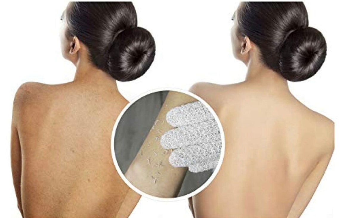 EXFOLIATING Glove Mitt Removes dead skin Scrubber Health & Etsy