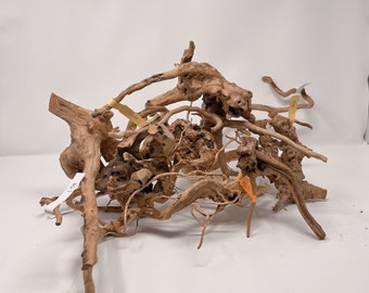 Spiderwood/Driftwood Assortment - 2 to 3 lb Bulk (5 in-16 in) - Perfect for Terrariums and Aquariums