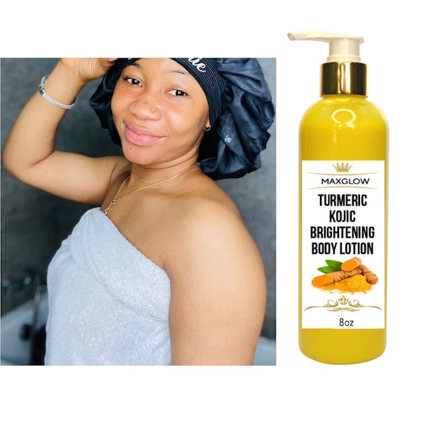 Turmeric Body Lotion, Moisturizing,  Nourishing, No Stains