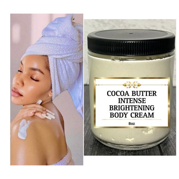 Crème au beurre de cacao éclaircissante extrême, Crème éclaircissante intense, Très efficace, peau parfaite