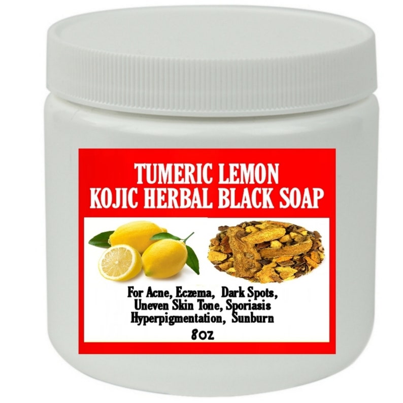 Tumeric Kojic Black soap Herbal black soap Acne Soap Spots Etsy