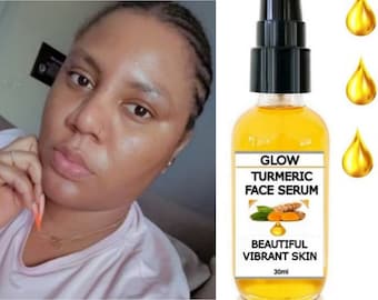 Turmeric  face serum, Glowing Skin,  vibrant Complexion