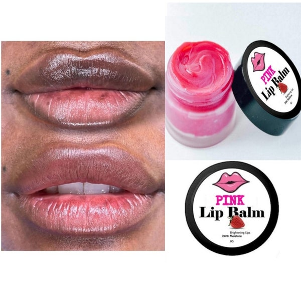 Pink Lips, Intensive Lippen Aufhellendes Balsam, Smoker Lippen Balsam, Rissige Lippen, Verfärbungen Lippen