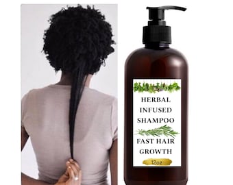 Herbal Hair  Growth Shampoo, Fuller,Thicker, Longer Hair