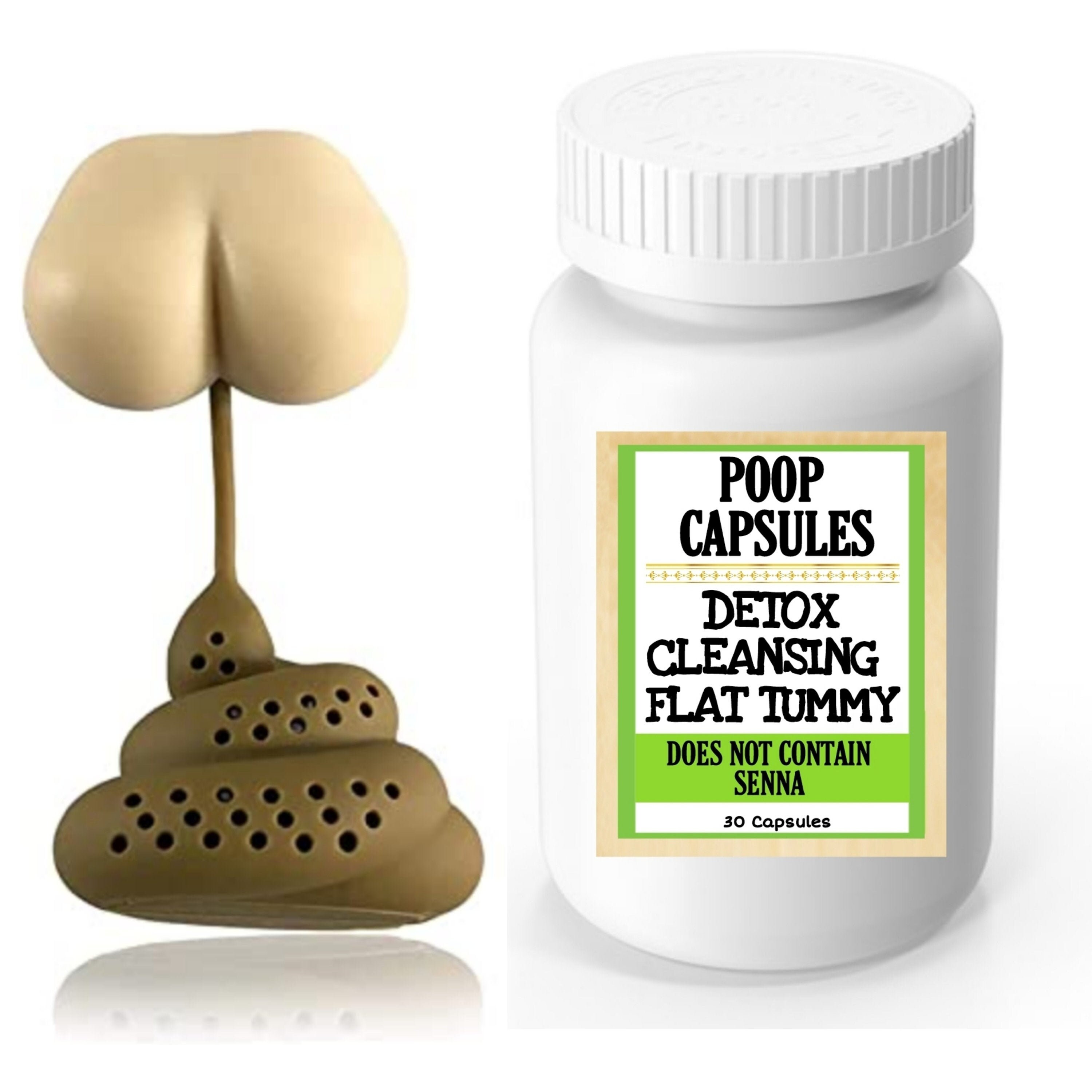 Poop Capsules Detox Cleansing Flat Tummy Etsy