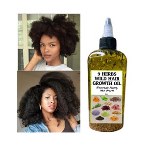 Chebe Hair Growth Oil, 9 Herbs Concentrated Hair Oil, Fast Hair Growth Oil, Long Hair Oil, Thick Hair Oil, Hair Growth Oil