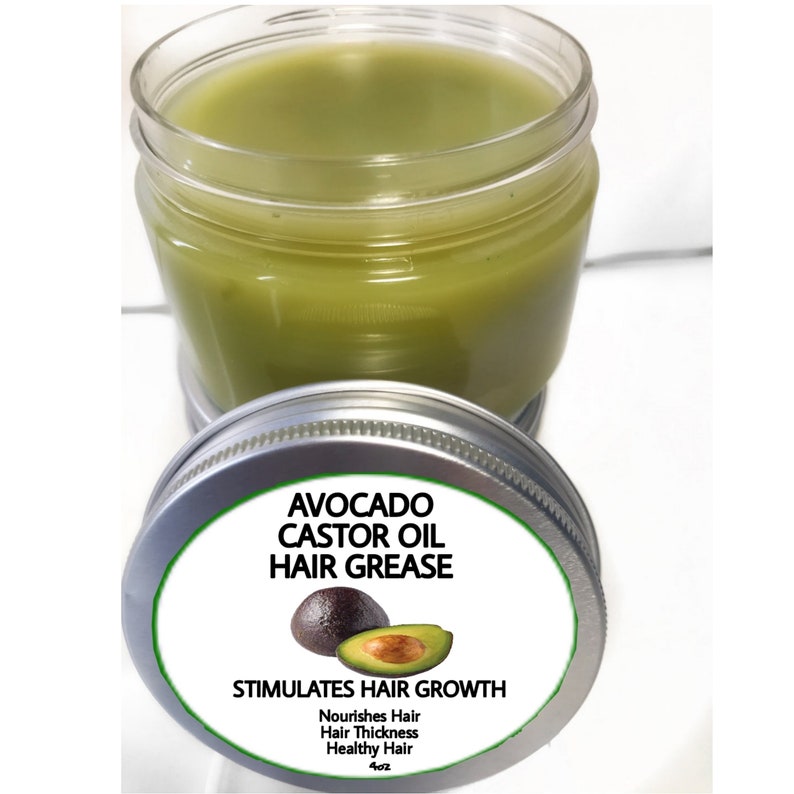 Avocado Hair Growth Grease Thick Hair Healthy Hair Etsy