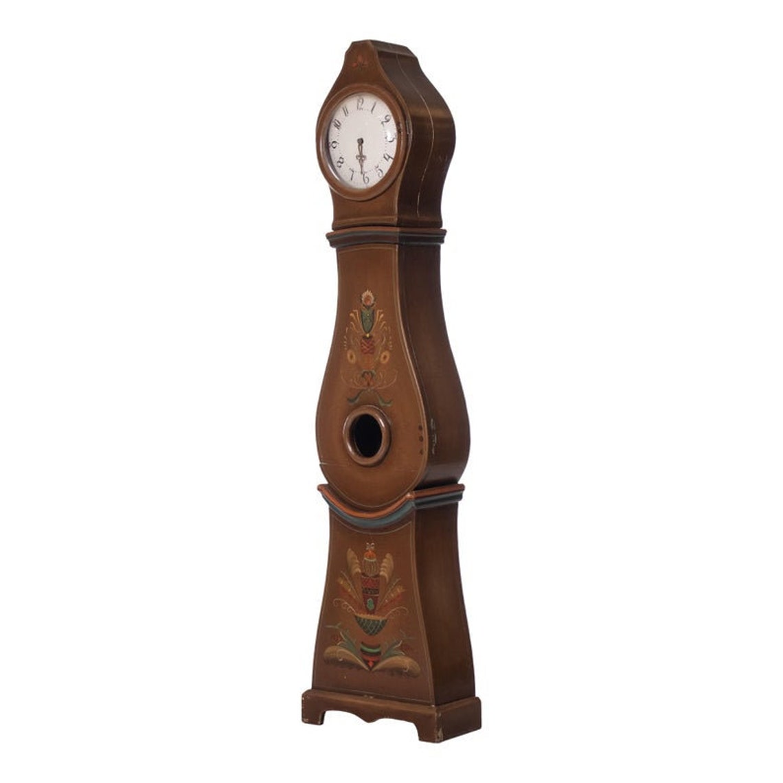 ANTIQUE GRANDMOTHER CLOCK Brown 1900s Etsy