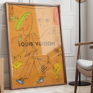 Bedroom Decor Louis Vuitton Wall Art Fashion House Prints 