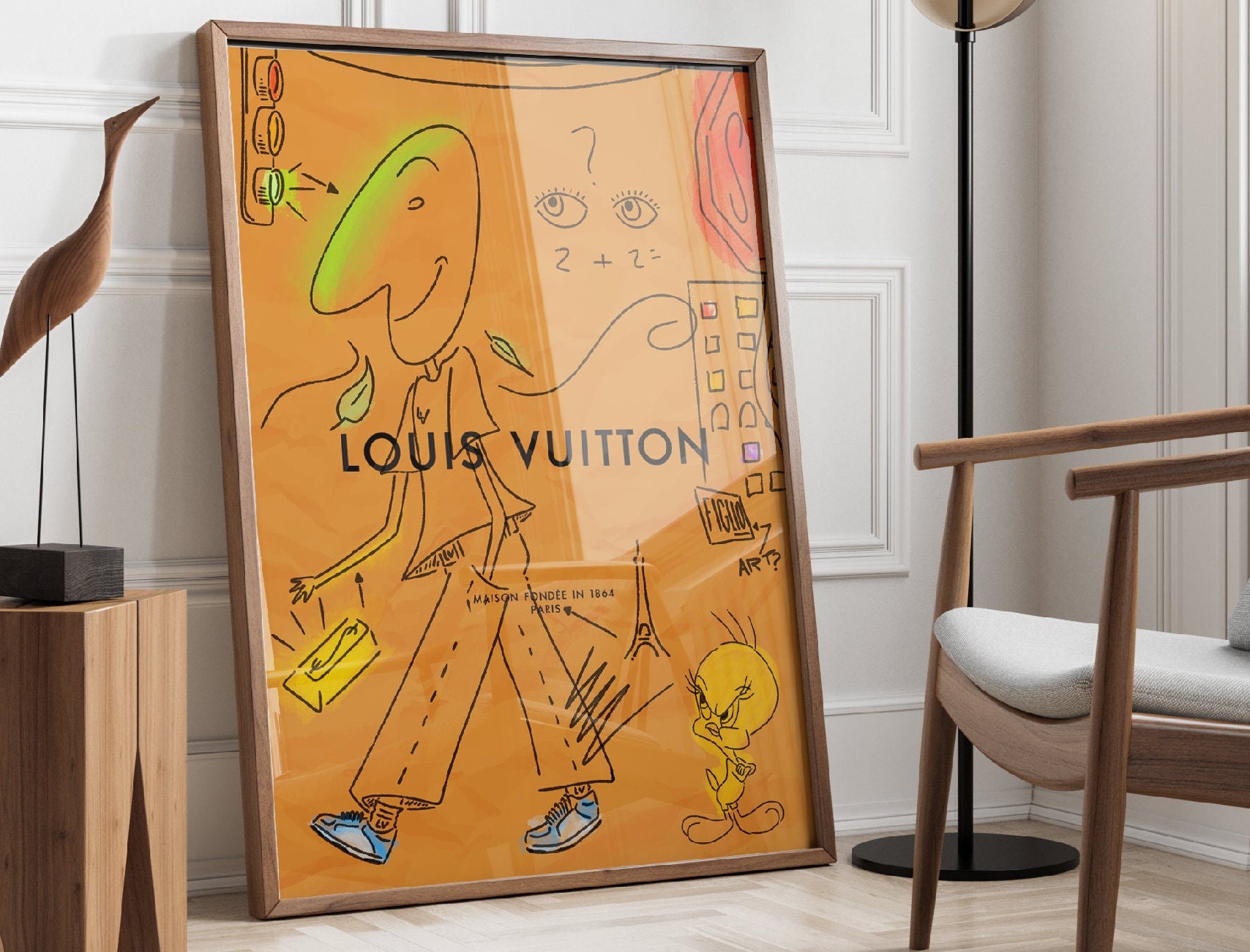 Artwork On Exterior Louis Vuitton Store Editorial Stock Photo - Stock Image