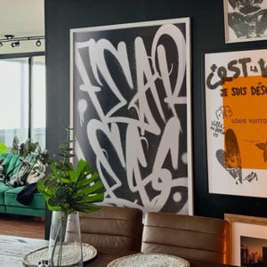 Fearless Graffiti EXCLUSIVE Poster - Street Art - Wall Art - Decor - Urban Art - Modern Art - Loft Style - Canvas - Graffiti Art