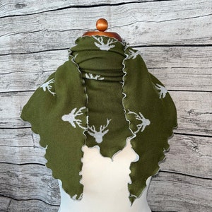 Beiger Häkel-Poncho Für Damen - Vielseitiger Dreiecksschal Mit Lederschnalle