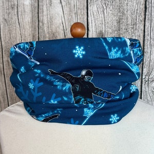 Loop Scarf Fleece Mysig Halsduk - Snowboard Blå *NYHET*